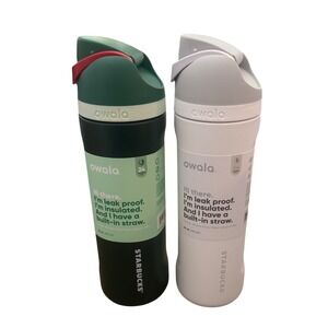 Owala Starbucks Tumblers 24oz cold foam and holiday limited edition